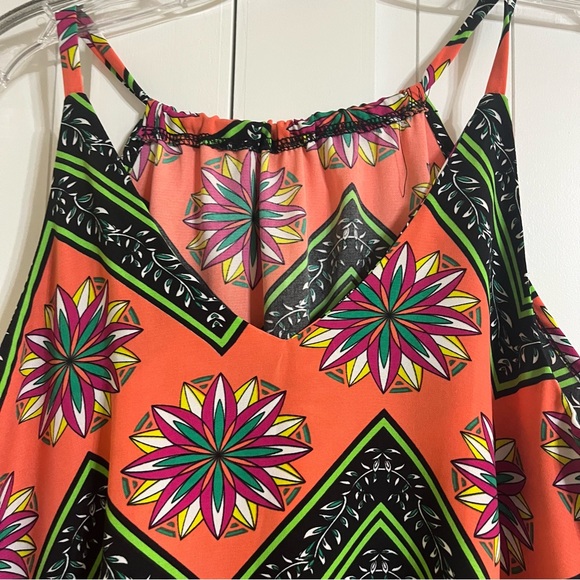 Rogue Tops - Multicolor Tank Top With Pattern